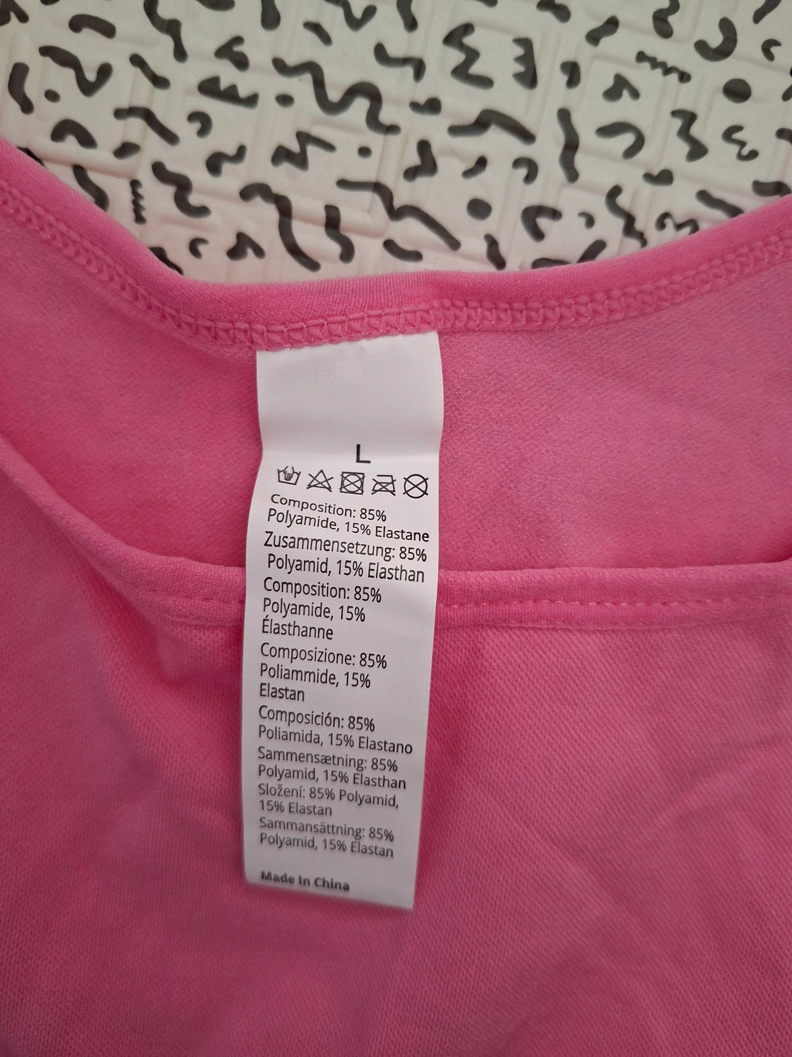 Top ajustado escultor rosa – Talla L – Nuevo sin usar – photo 3